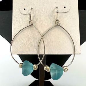 Silver Plated Teardrop Earrings